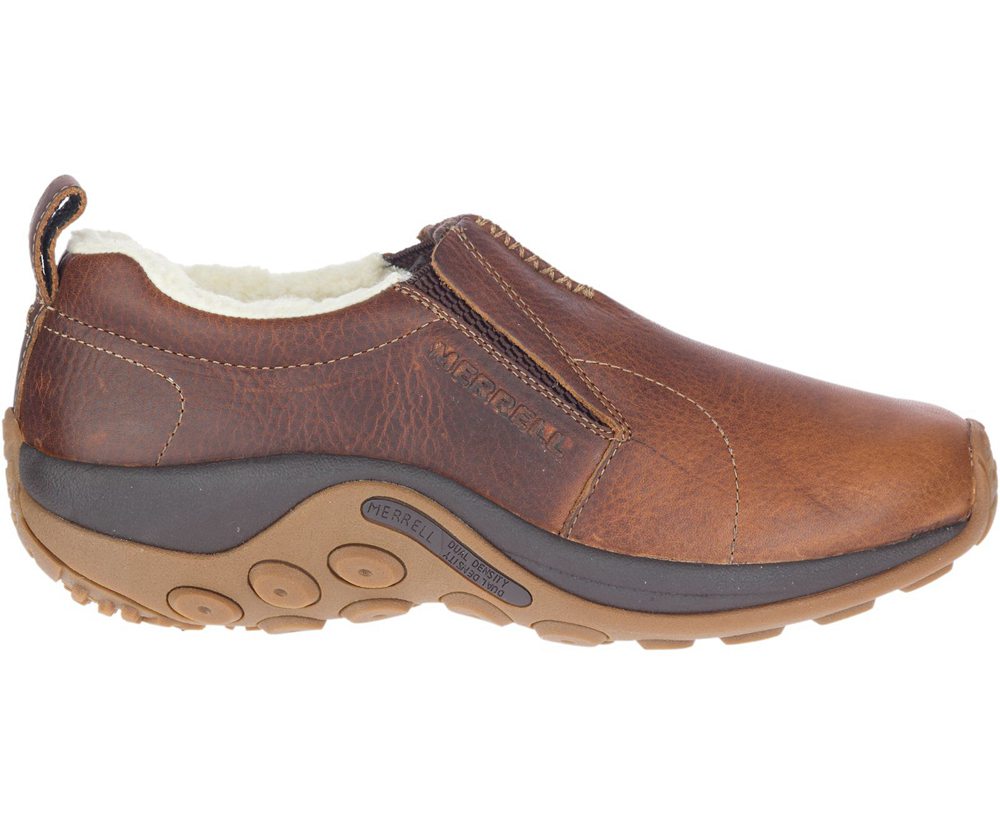 Zapatos De Seguridad Hombre - Merrell Jungle Moc Crafted Cozy - Marrones - FTIU-06725